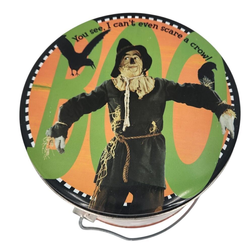 Wizard of Oz Tin Collectible Metal Container w/ Handle Turner Entertainment Co.
